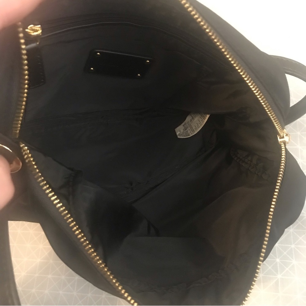 Bimba y Lola Black Nylon & Leather Crossbody Bag - Picture 8 of 12